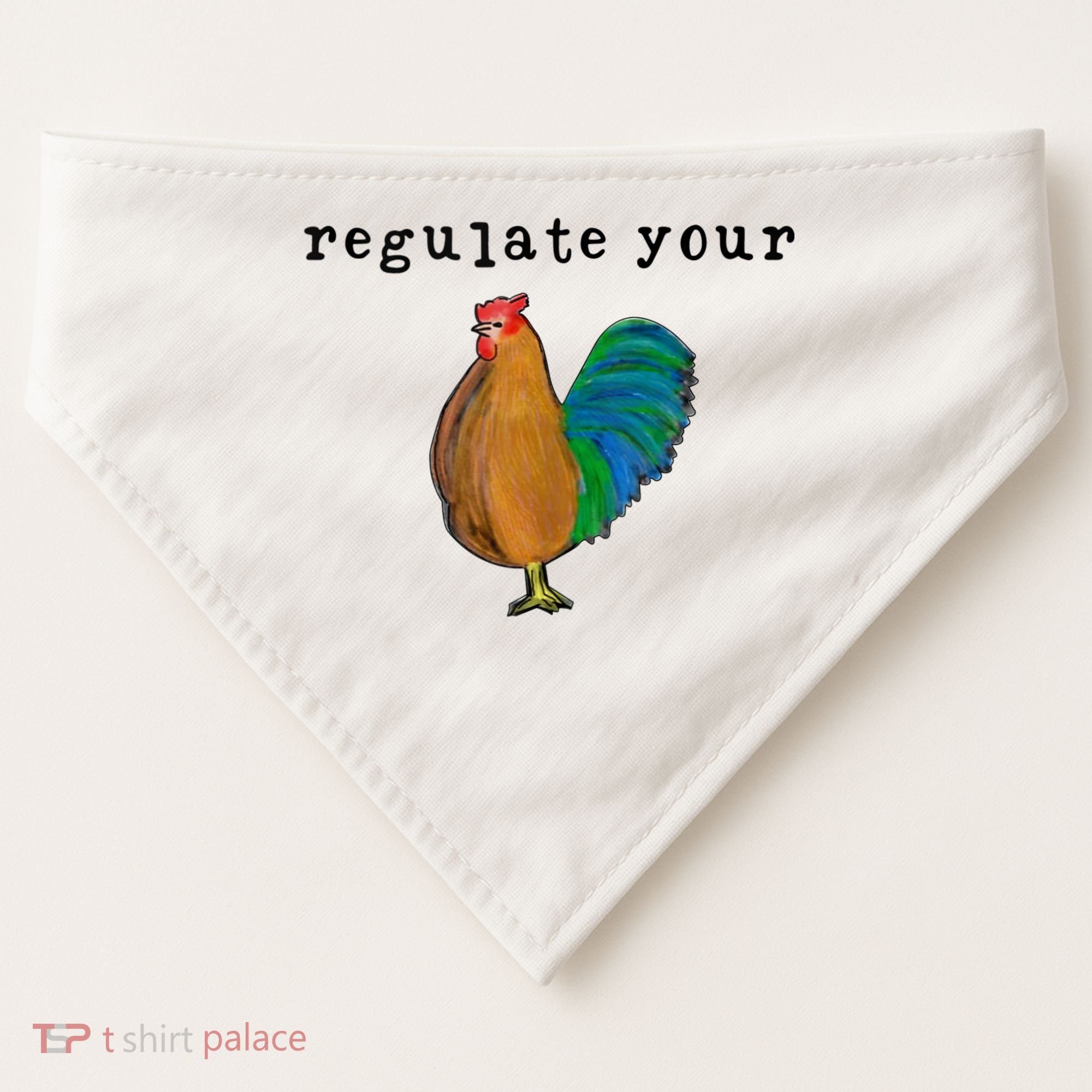 Regulate Your Dick Pro Choice Feminist Women's Rights USA-Made Doggie Bandana