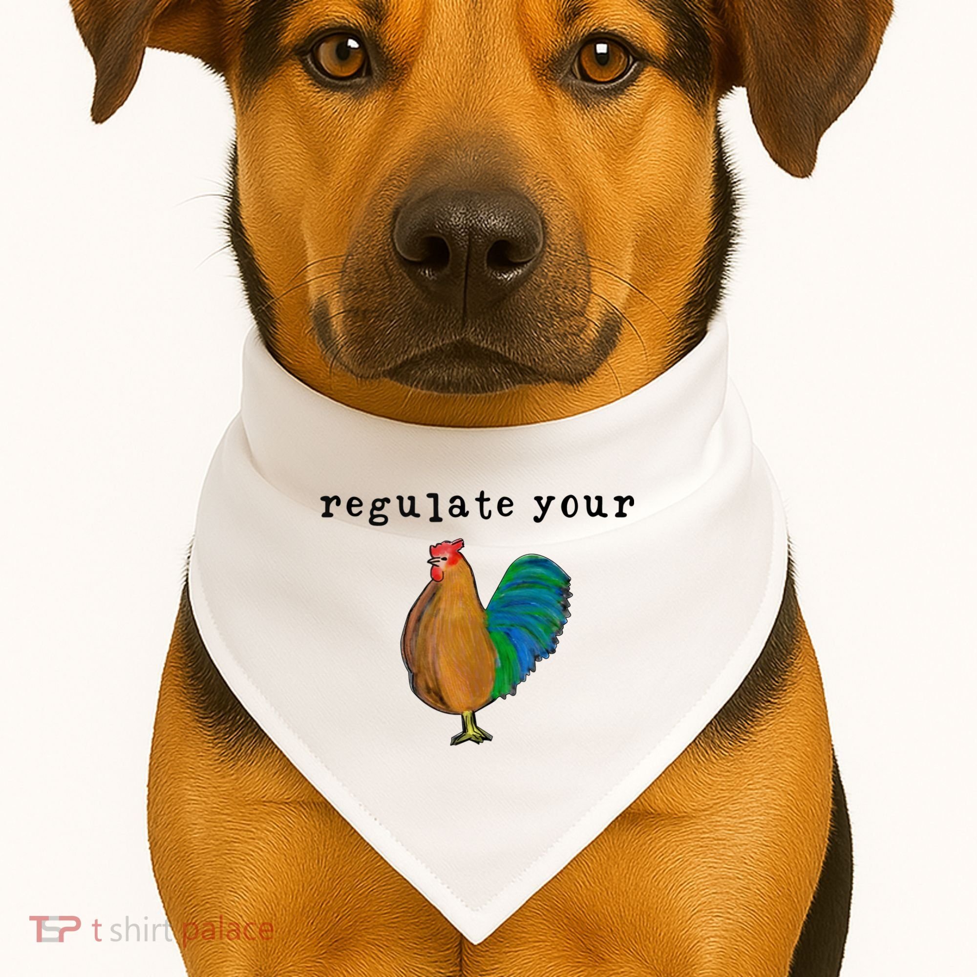 Regulate Your Dick Pro Choice Feminist Women's Rights USA-Made Doggie Bandana