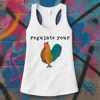 Regulate Your Dick Pro Choice Feminist Women's Rights Women's Tank Top thumb 3
