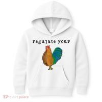 Regulate Your Dick Pro Choice Feminist Women's Rights Kids Hoodie thumb 0