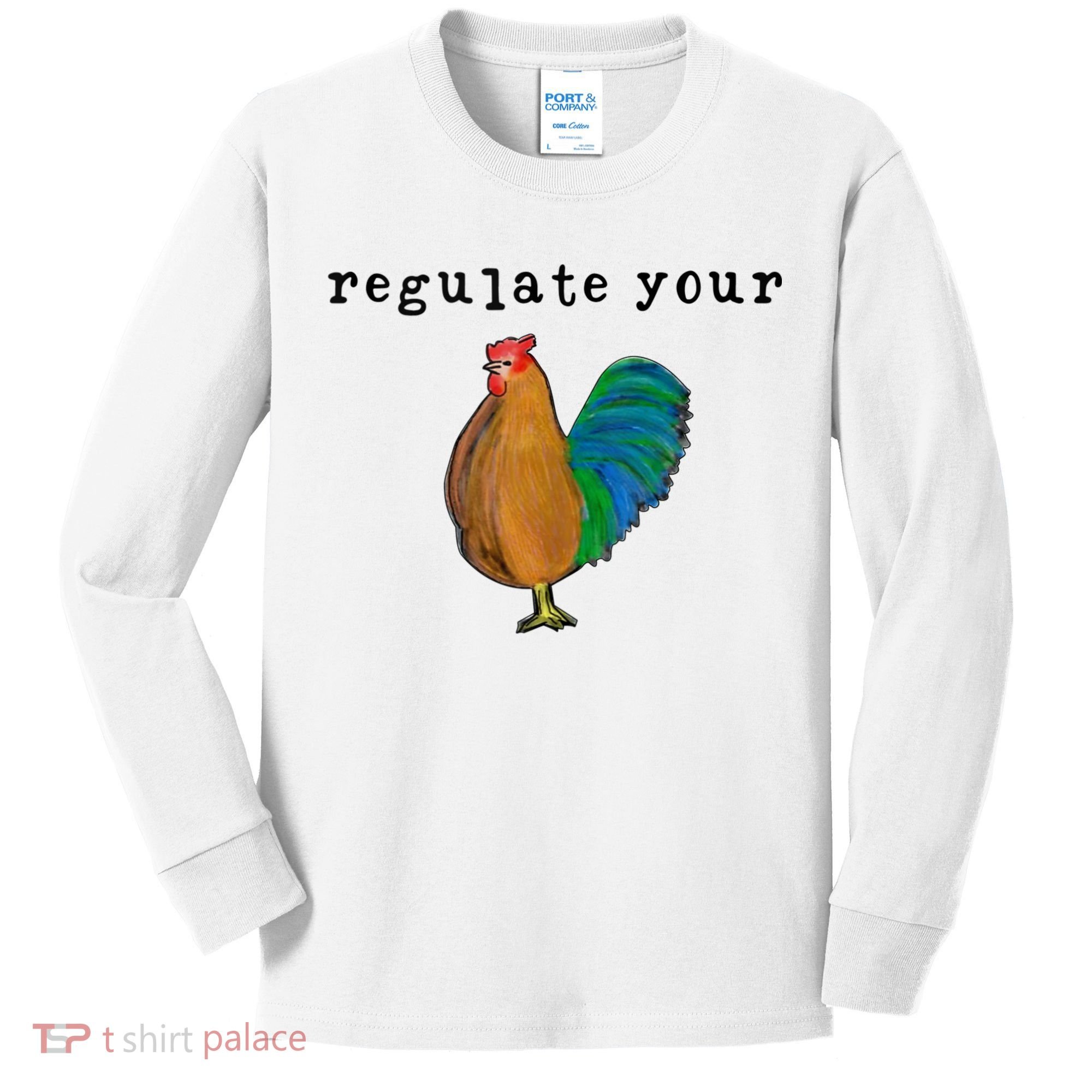 Regulate Your Dick Pro Choice Feminist Women's Rights Kids Long Sleeve Shirt
