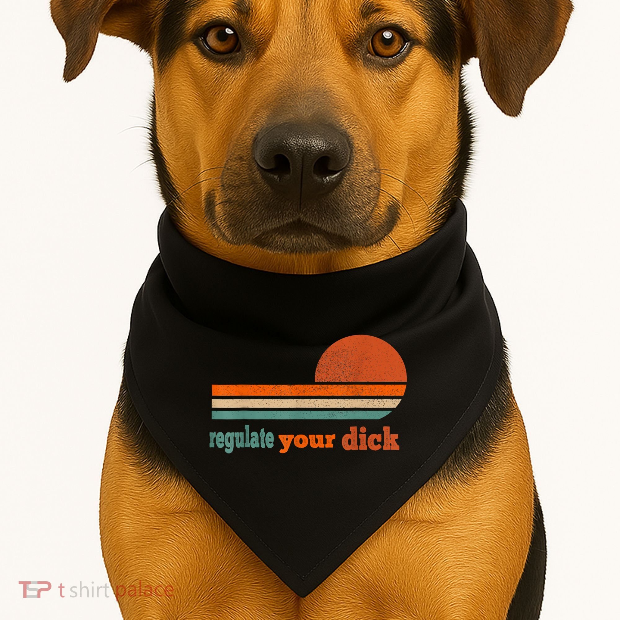 Regulate Your Dick Feminist Women's Rights USA-Made Doggie Bandana