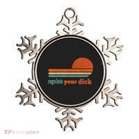 Regulate Your Dick Feminist Women's Rights Ornament thumb 0