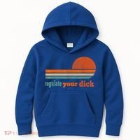 Regulate Your Dick Feminist Women's Rights Kids Hoodie thumb 0