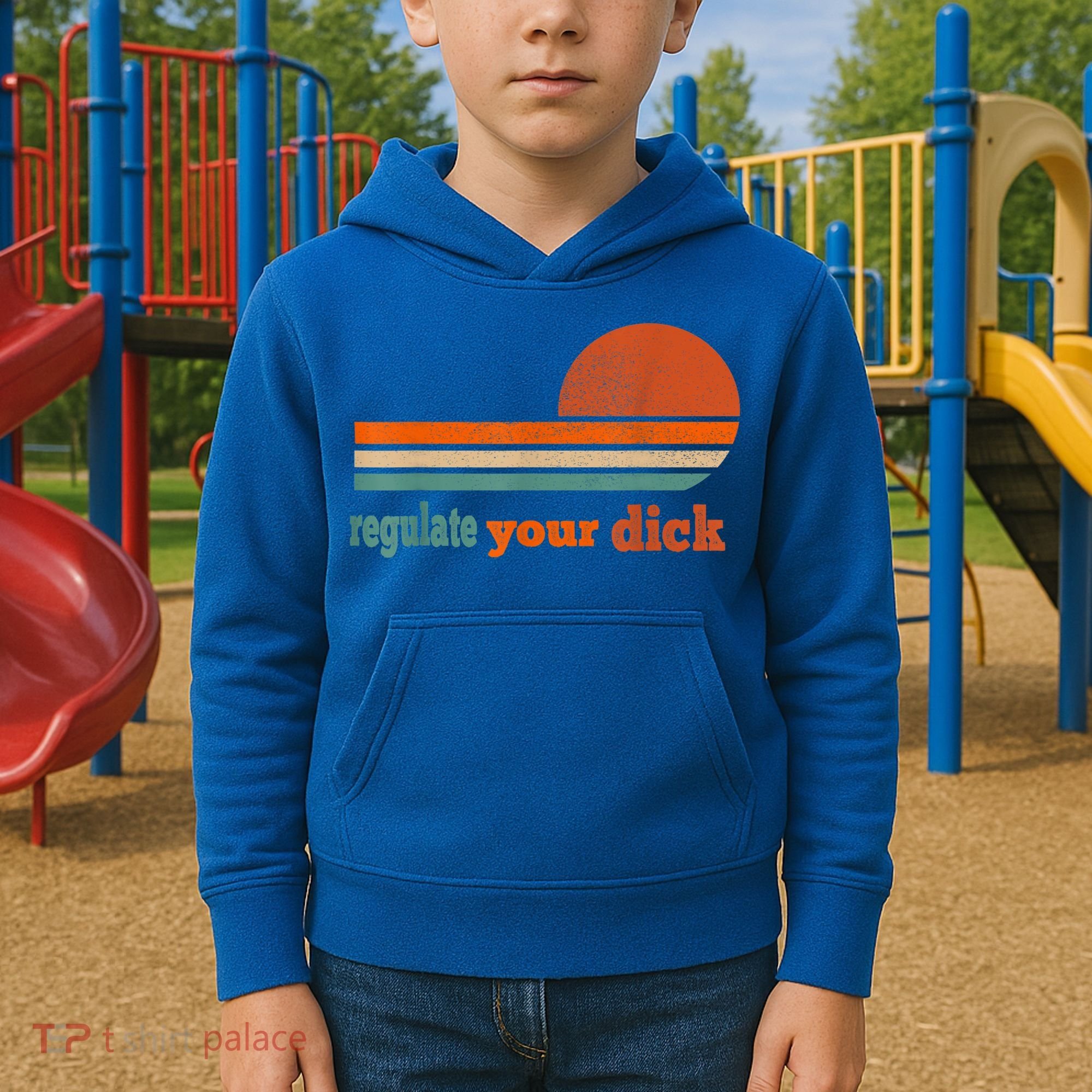 Regulate Your Dick Feminist Women's Rights Kids Hoodie