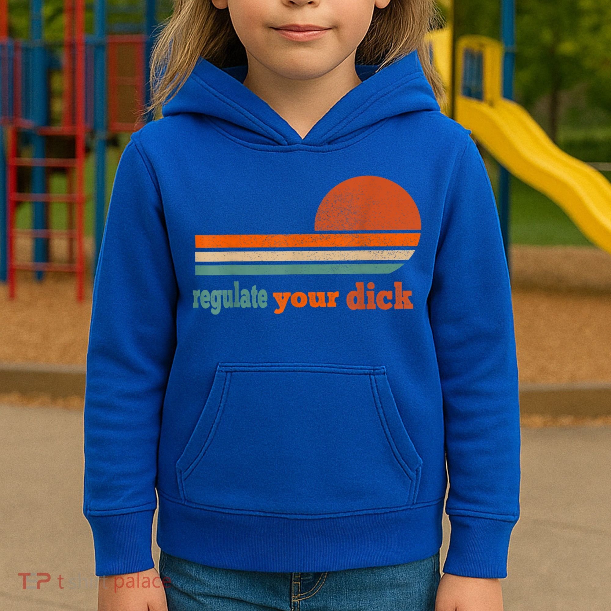 Regulate Your Dick Feminist Women's Rights Kids Hoodie
