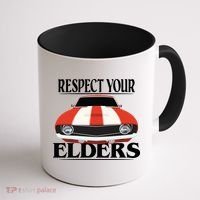 Respect Your Elders Classic Car Coffee Mug thumb 1