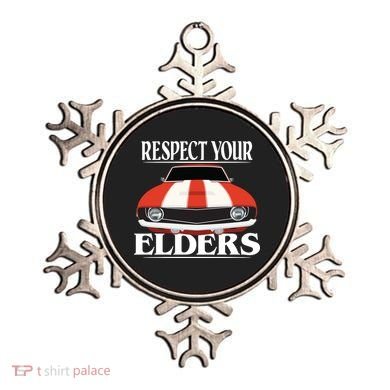 Respect Your Elders Classic Car Ornament