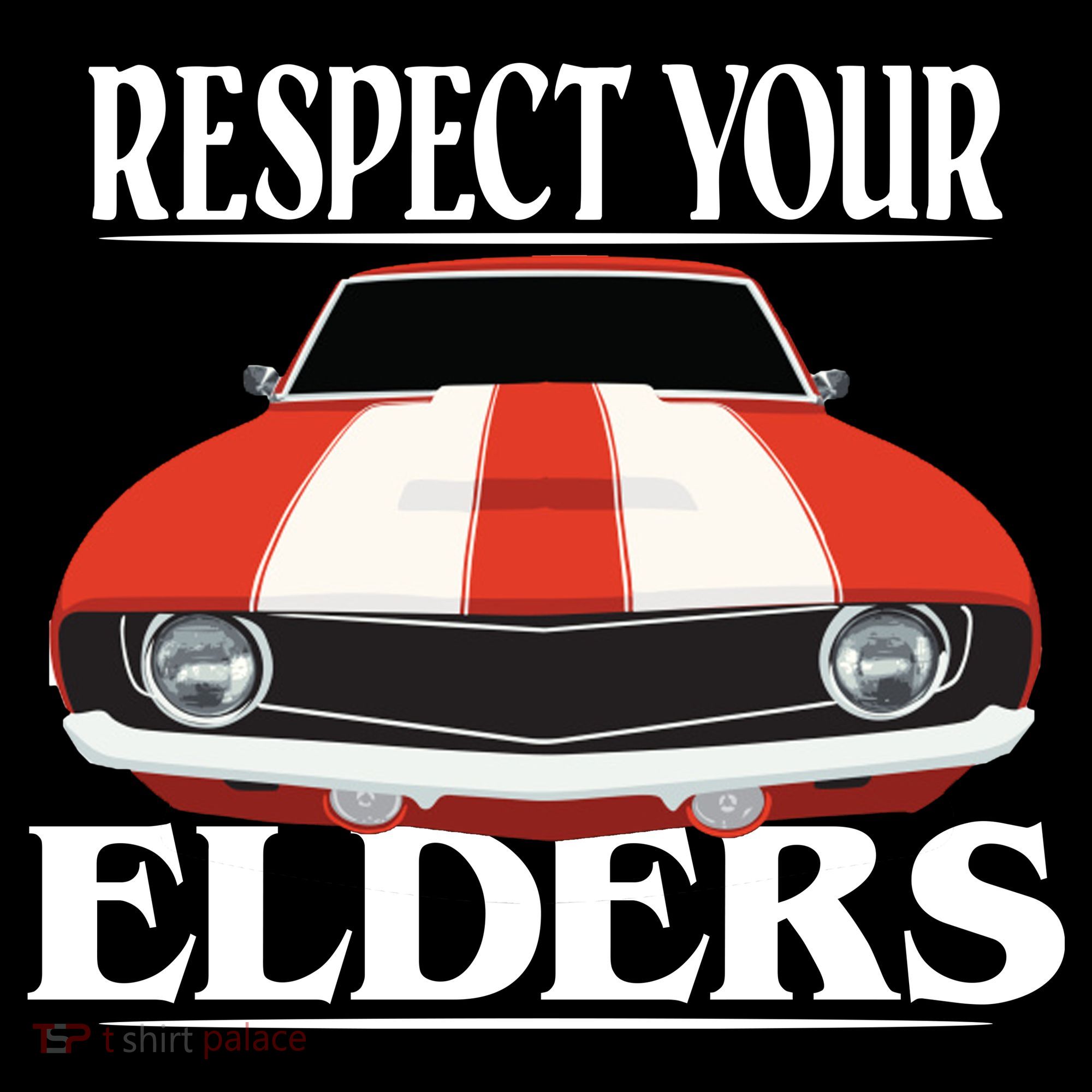 Respect Your Elders Classic Car Ornament