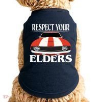 Respect Your Elders Classic Car Doggie Tank thumb 0