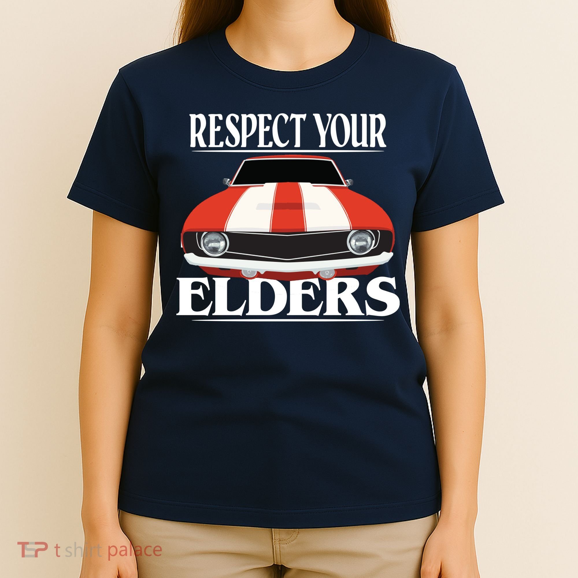 Respect Your Elders Classic Car T-Shirt