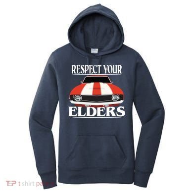 Respect Your Elders Classic Car Women's Hoodie