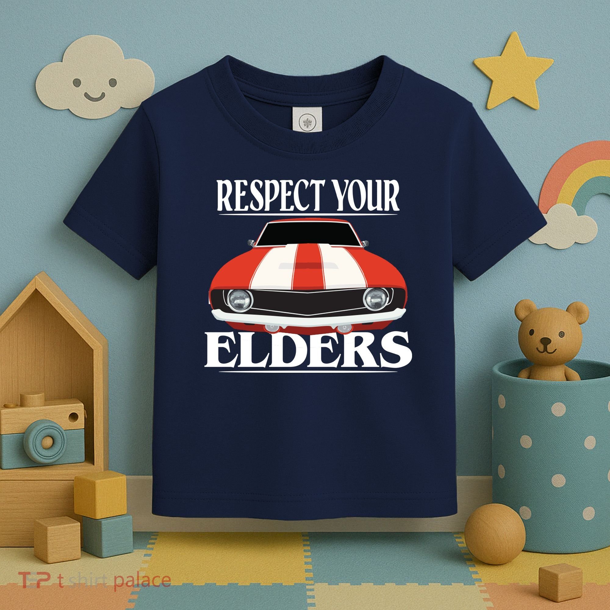 Respect Your Elders Classic Car Toddler T-Shirt