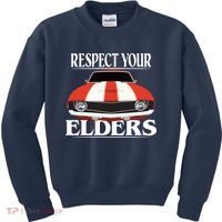 Respect Your Elders Classic Car Kids Sweatshirt thumb 0