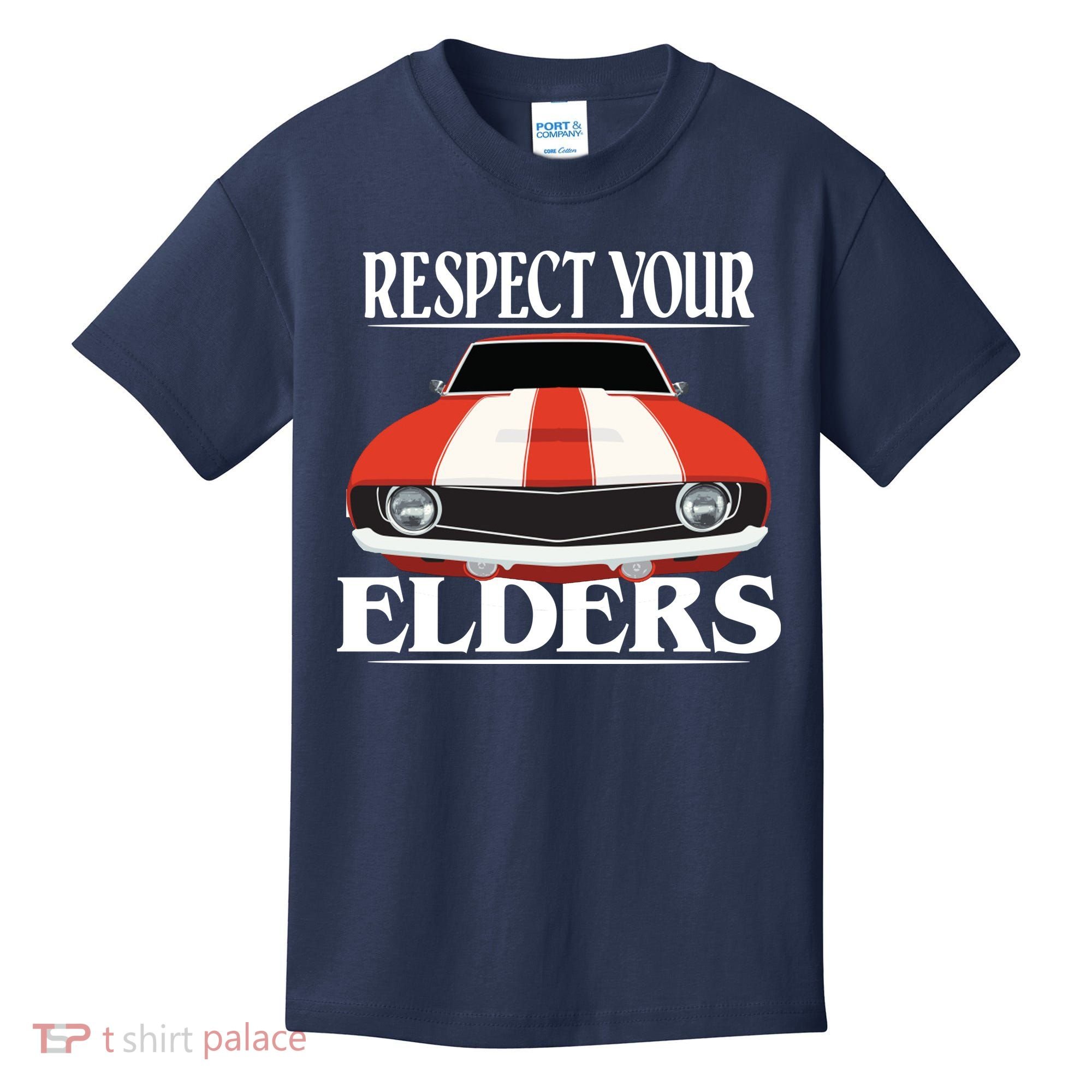 Respect Your Elders Classic Car Kids T-Shirt