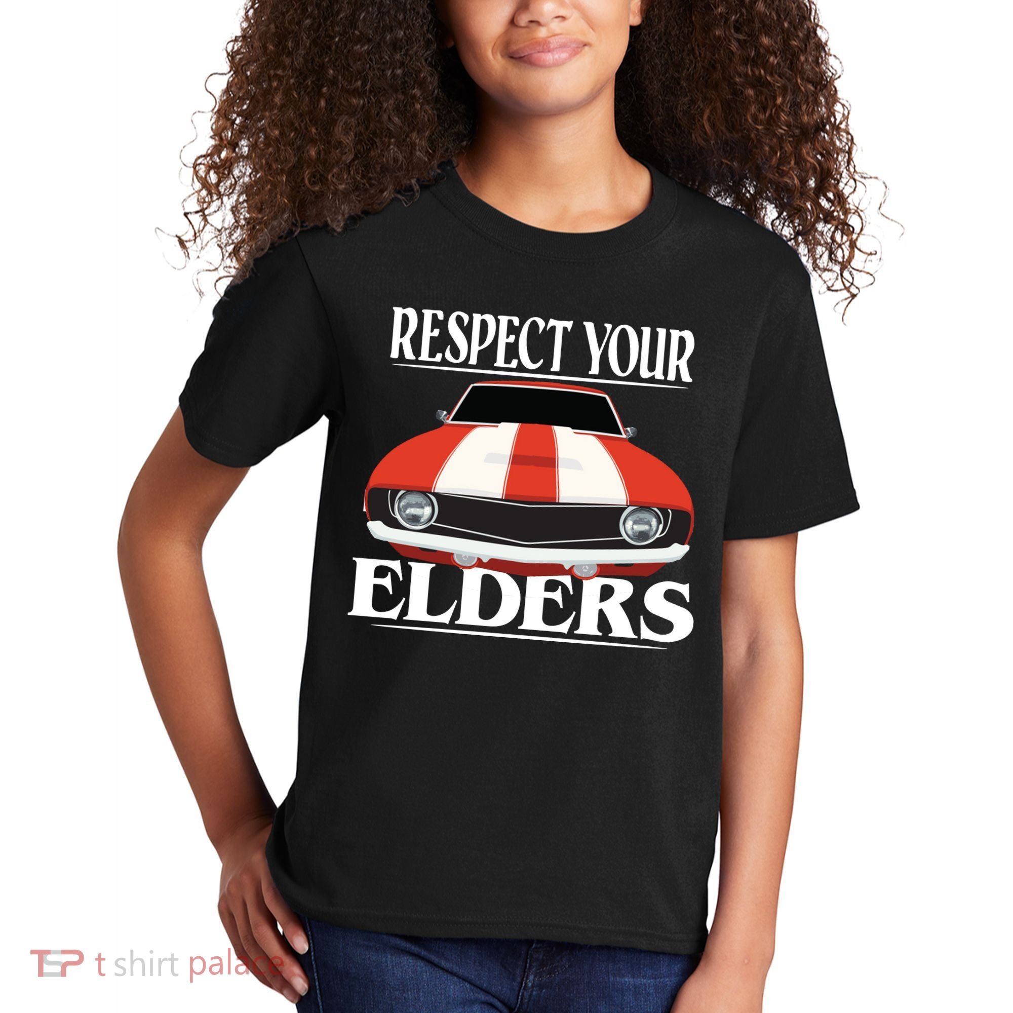 Respect Your Elders Classic Car Kids T-Shirt