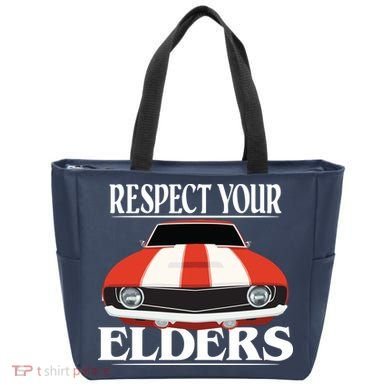 Respect Your Elders Classic Car Tote Bag