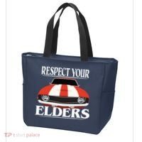 Respect Your Elders Classic Car Tote Bag thumb 3