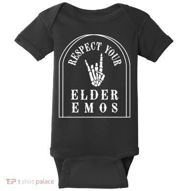 Respect Your Elder Emos Baby Bodysuit