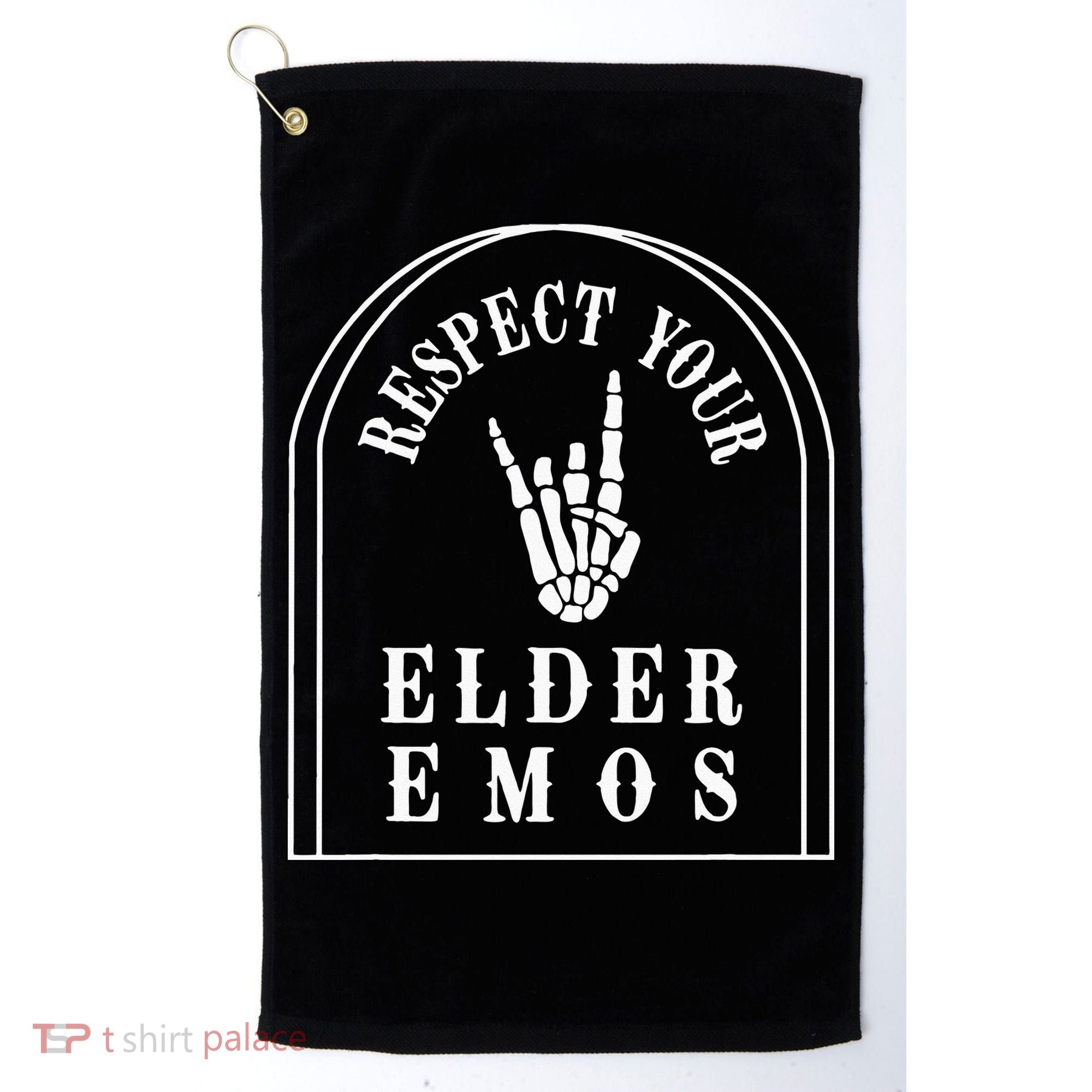 Respect Your Elder Emos Golf Towel