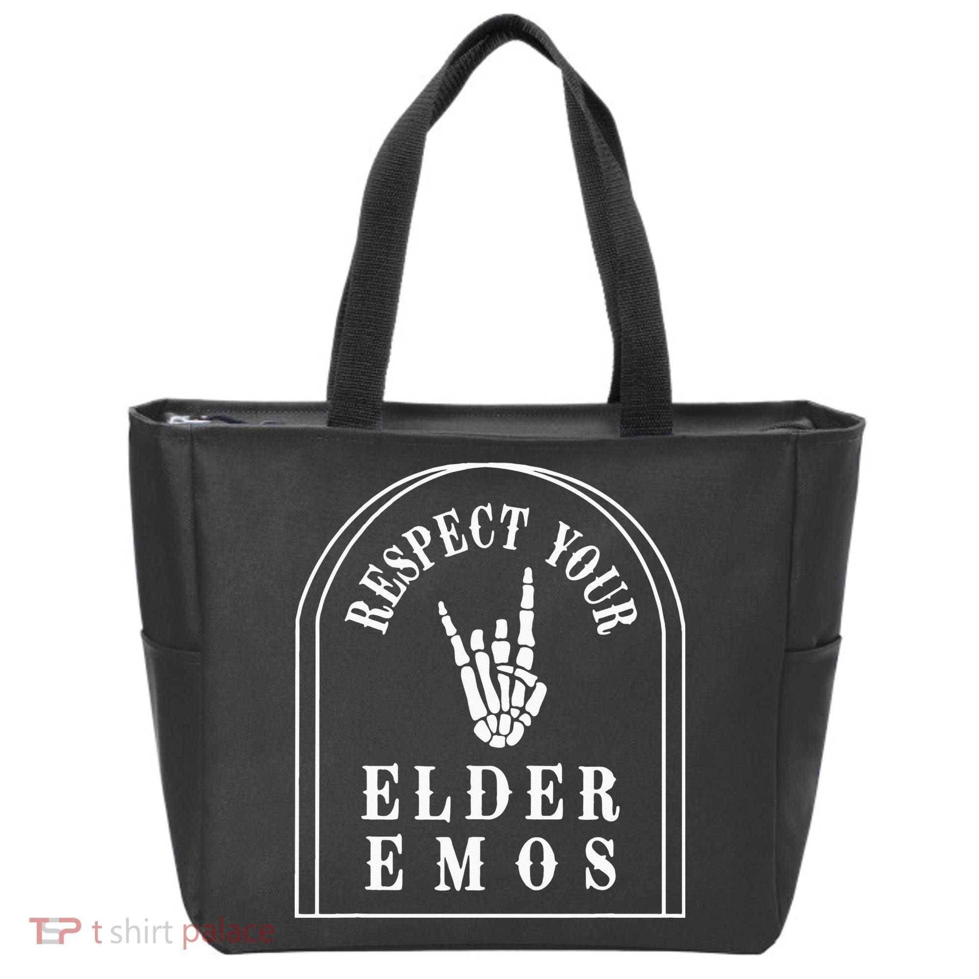 Respect Your Elder Emos Tote Bag