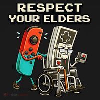 Respect Your Elders Retro Gaming Funny Gamer 80s Mousepad thumb 1