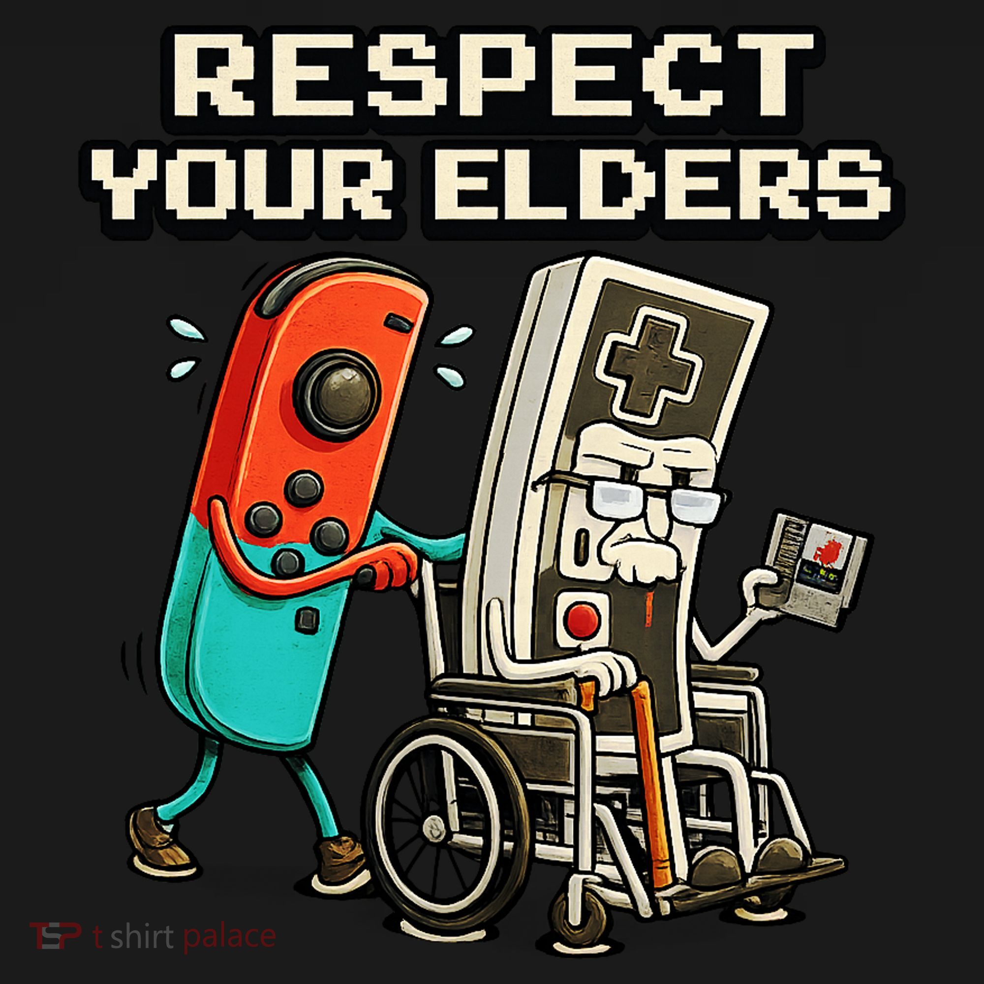 Respect Your Elders Retro Gaming Funny Gamer 80s Mousepad