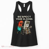 Respect Your Elders Retro Gaming Funny Gamer 80s Women's Tank Top thumb 0
