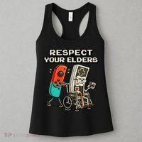 Respect Your Elders Retro Gaming Funny Gamer 80s Women's Tank Top thumb 3