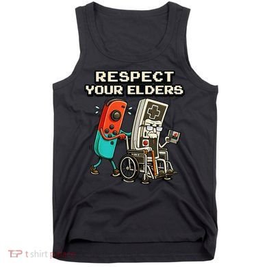 Respect Your Elders Retro Gaming Funny Gamer 80s Tank Top