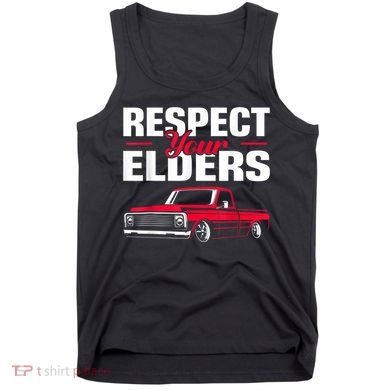 Respect Your Elders Classic Lowrider C10 Vintage Truck Tank Top