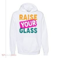 Raise Your Glass Comfort Colors Garment-Dyed Hooded Sweatshirt thumb 0