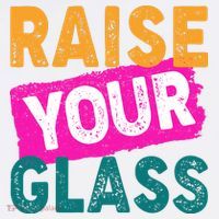 Raise Your Glass USA-Made Doggie Bandana thumb 2