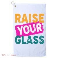 Raise Your Glass Golf Towel thumb 0