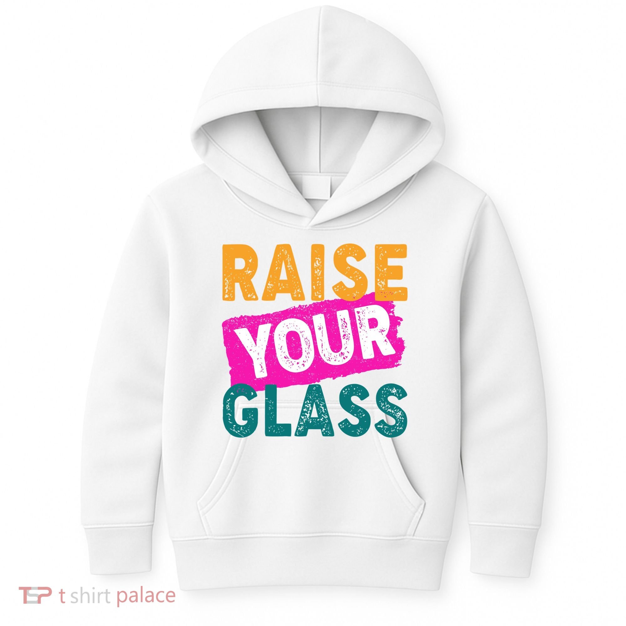Raise Your Glass Kids Hoodie