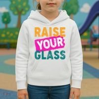 Raise Your Glass Kids Hoodie thumb 3