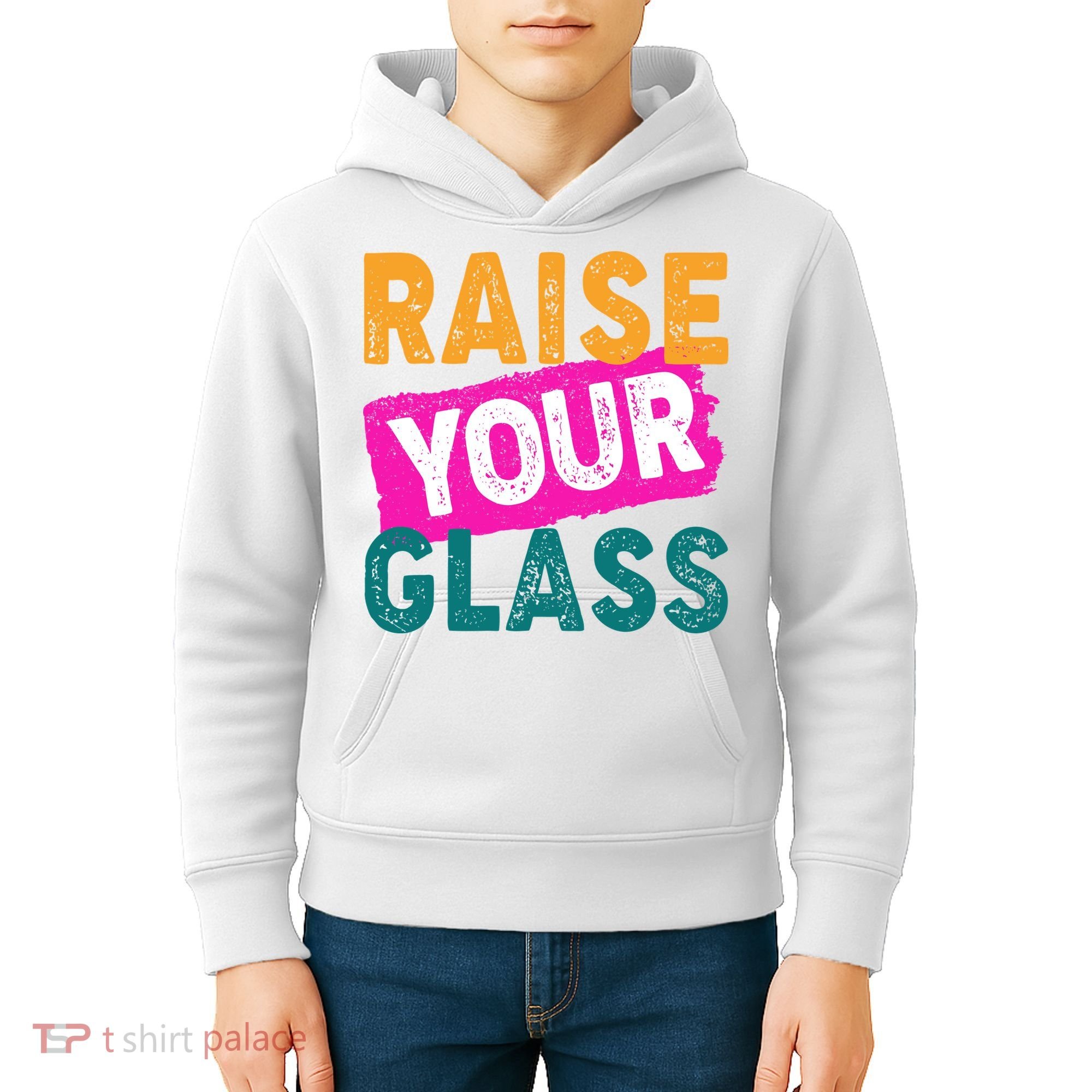 Raise Your Glass Kids Hoodie