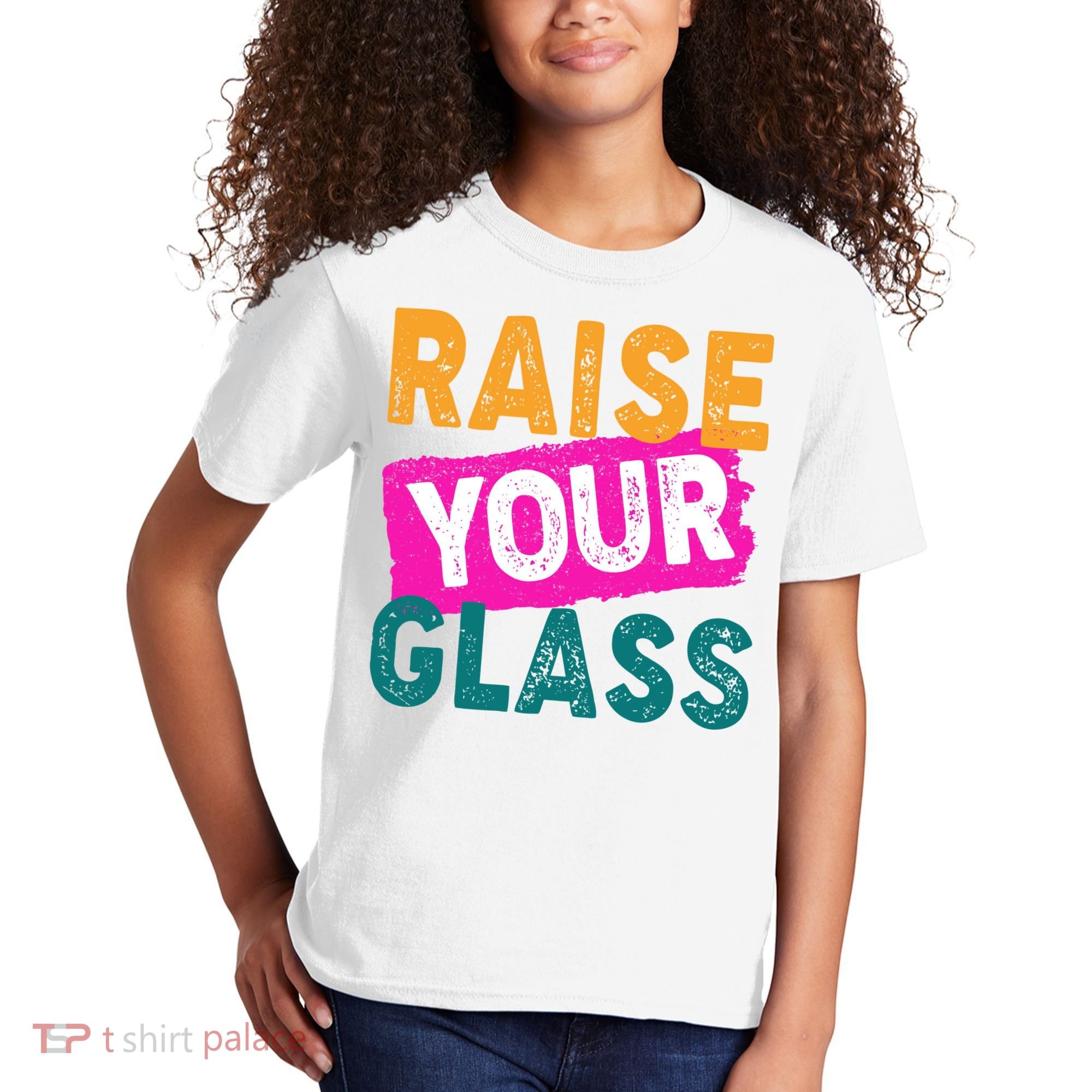 Raise Your Glass Kids T-Shirt