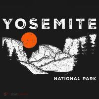 Retro Yosemite HalfDome National Park Vintage T-Shirt thumb 7