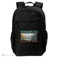 Retro Yosemite Halfdome Park Wyoming Mountain Hiking Backpack thumb 0
