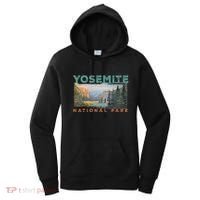 Retro Yosemite Halfdome Park Wyoming Mountain Hiking Women's Hoodie thumb 0