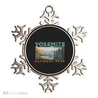 Retro Yosemite Halfdome Park Wyoming Mountain Hiking Ornament thumb 0