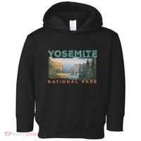 Retro Yosemite Halfdome Park Wyoming Mountain Hiking Toddler Hoodie thumb 0