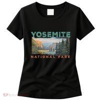 Retro Yosemite Halfdome Park Wyoming Mountain Hiking Women's T-Shirt thumb 0