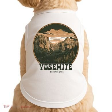 Retro Yosemite Halfdome National Park Vintage Doggie Tank