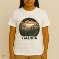 Retro Yosemite Halfdome National Park Vintage T-Shirt thumb 4