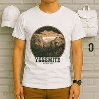 Retro Yosemite Halfdome National Park Vintage T-Shirt thumb 6