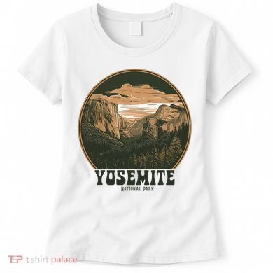 Retro Yosemite Halfdome National Park Vintage Women's T-Shirt