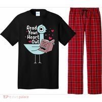 Read Your Heart Out Pigeon Cute Teacher Book Lover Pajama Set thumb 0