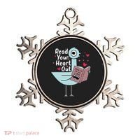Read Your Heart Out Pigeon Cute Teacher Book Lover Ornament thumb 0